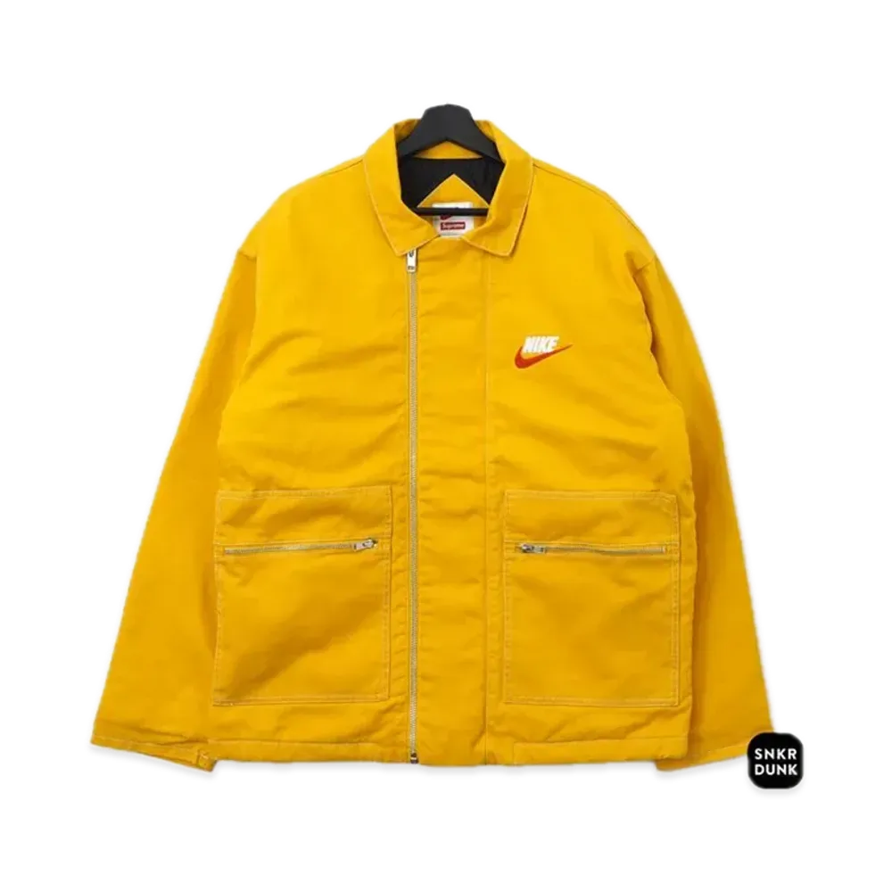 Supreme x Nike Double Zip Work Jacket "Yellow"