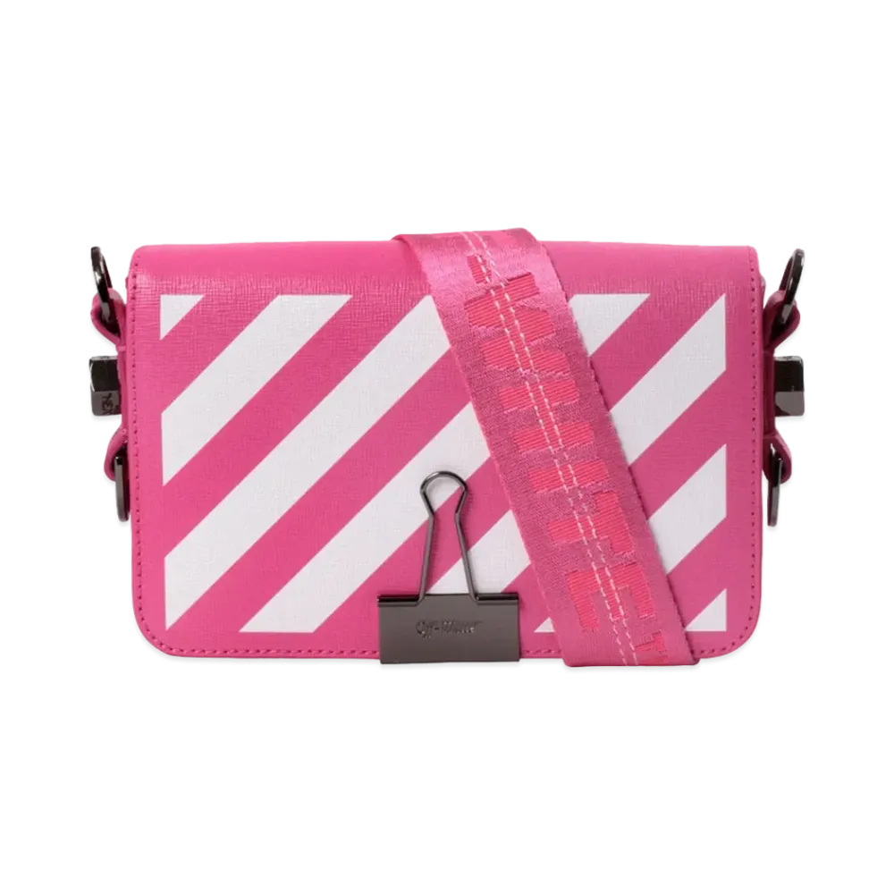 OFF-WHITE Binder Clip Bag Diag Mini "Pink"