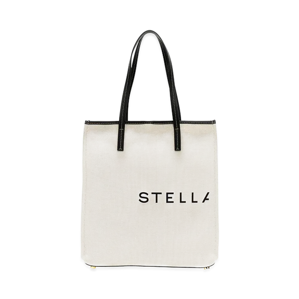STELLA McCARTNEY Women's Smc Canvas Large Tote Bag "White"