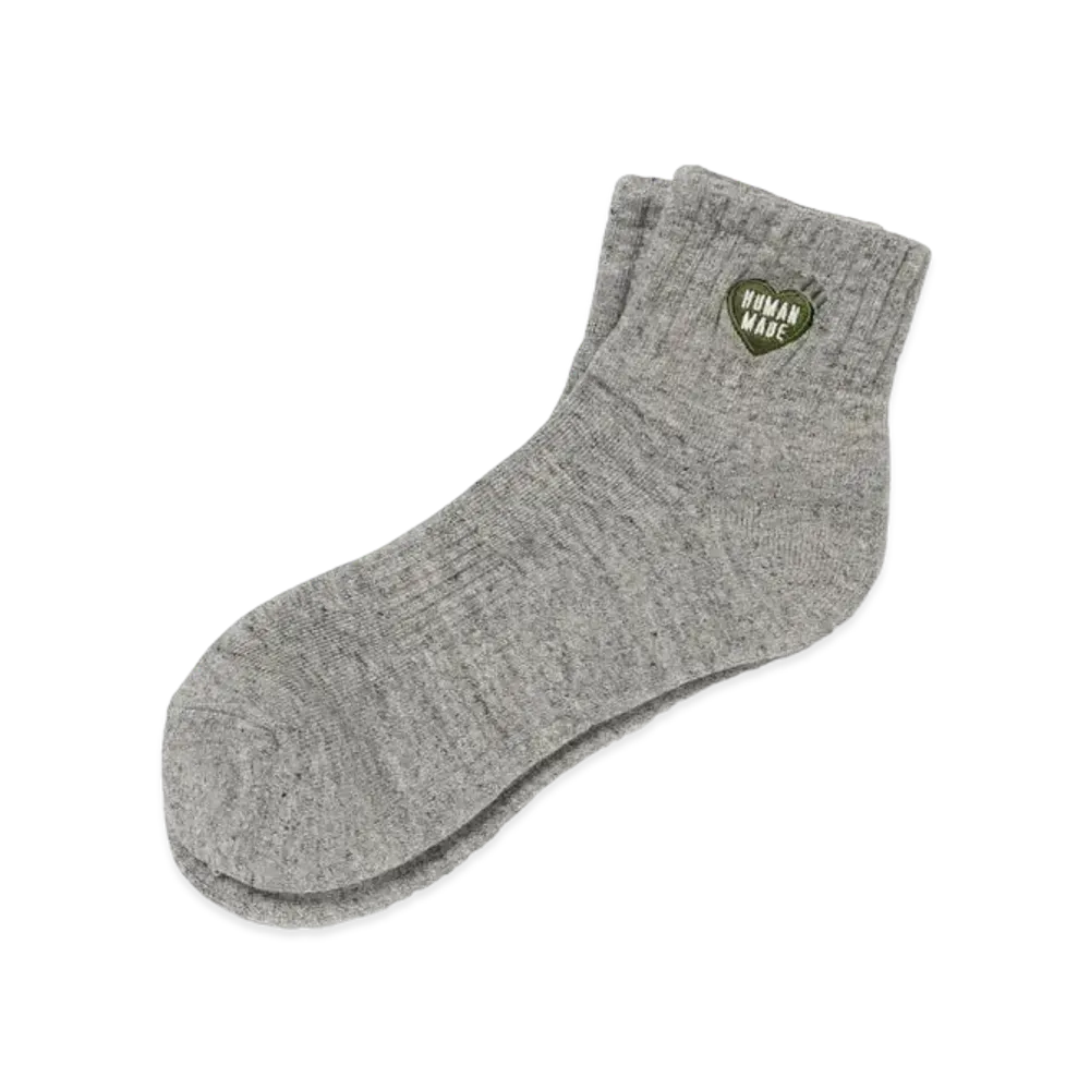 HUMAN MADE Pile Short Socks "Gray"