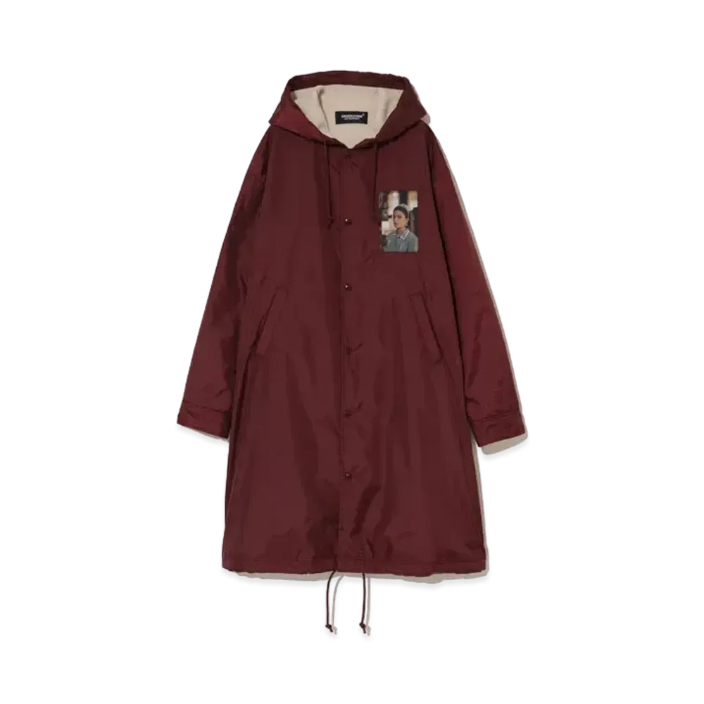 UNDERCOVER Twin Peaks Nylon Coach Jacket "Bordeaux"