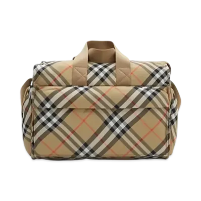 Burberry Check Baby Changing Bag "Sand"