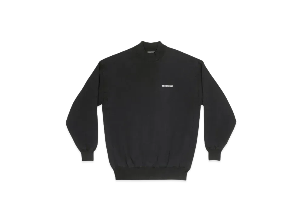 BALENCIAGA Men's BB Corp Sweatshirt "Black"