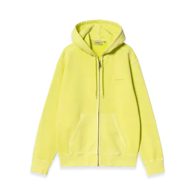 Carhartt WIP Hooded Duster Script Jacket "Arctic Lime(Garment Dyed)"