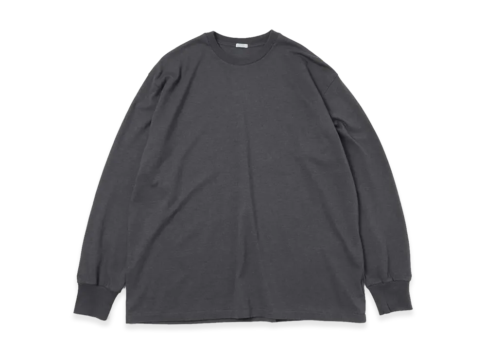 A.PRESSE Cashmere Blend L/S T-Shirt "Charcoal"