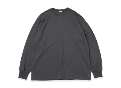 A.PRESSE Cashmere Blend L/S T-Shirt "Charcoal"