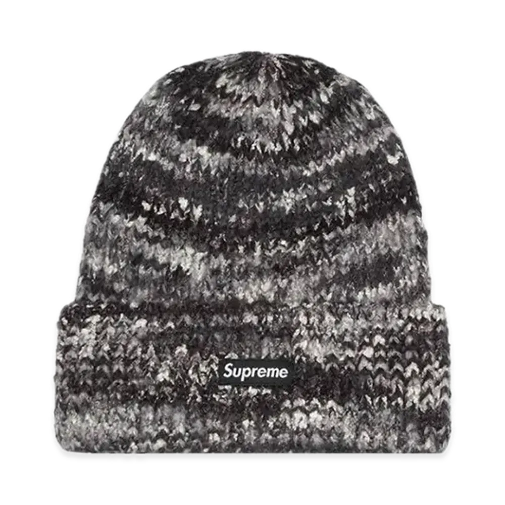 Supreme Space Dye Beanie "Black"