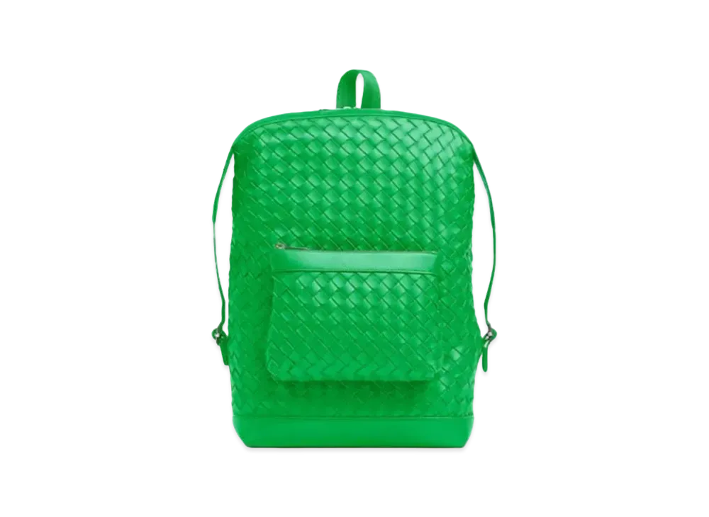 Bottega Veneta Intrecciato Woven Travel Bag "Parrot Green"