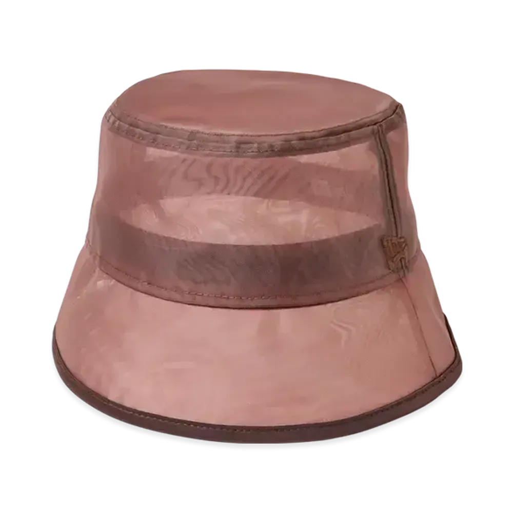 NEW ERA Bucket 01 Sailor Brim Organza Fabric "Brown"