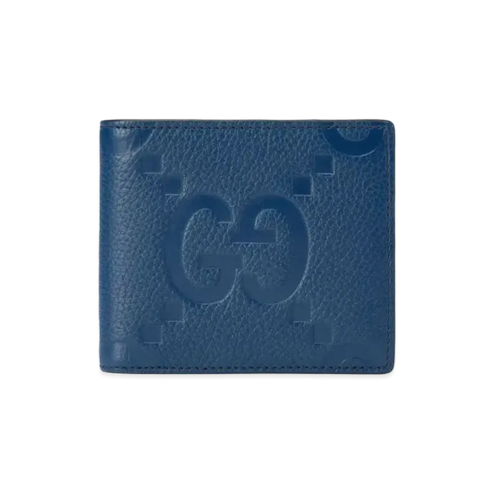 GUCCI Jumbo GG Coin Wallet "Blue"