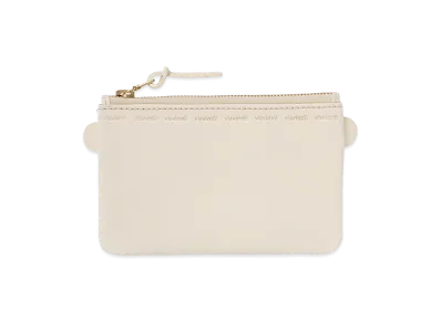 visvim Leather Essentials Case (L) "Ivory"