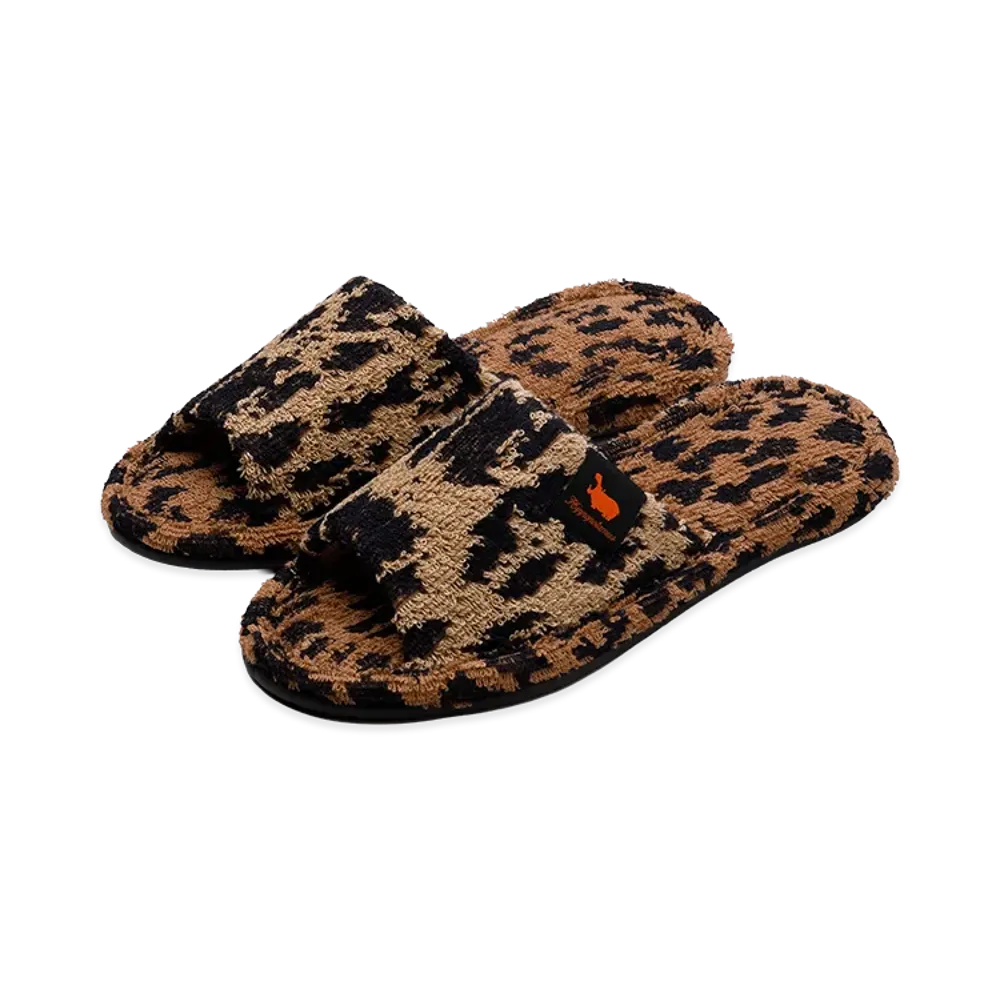 NEIGHBORHOOD x Hippopotamus . Room Shoes "Leopard"