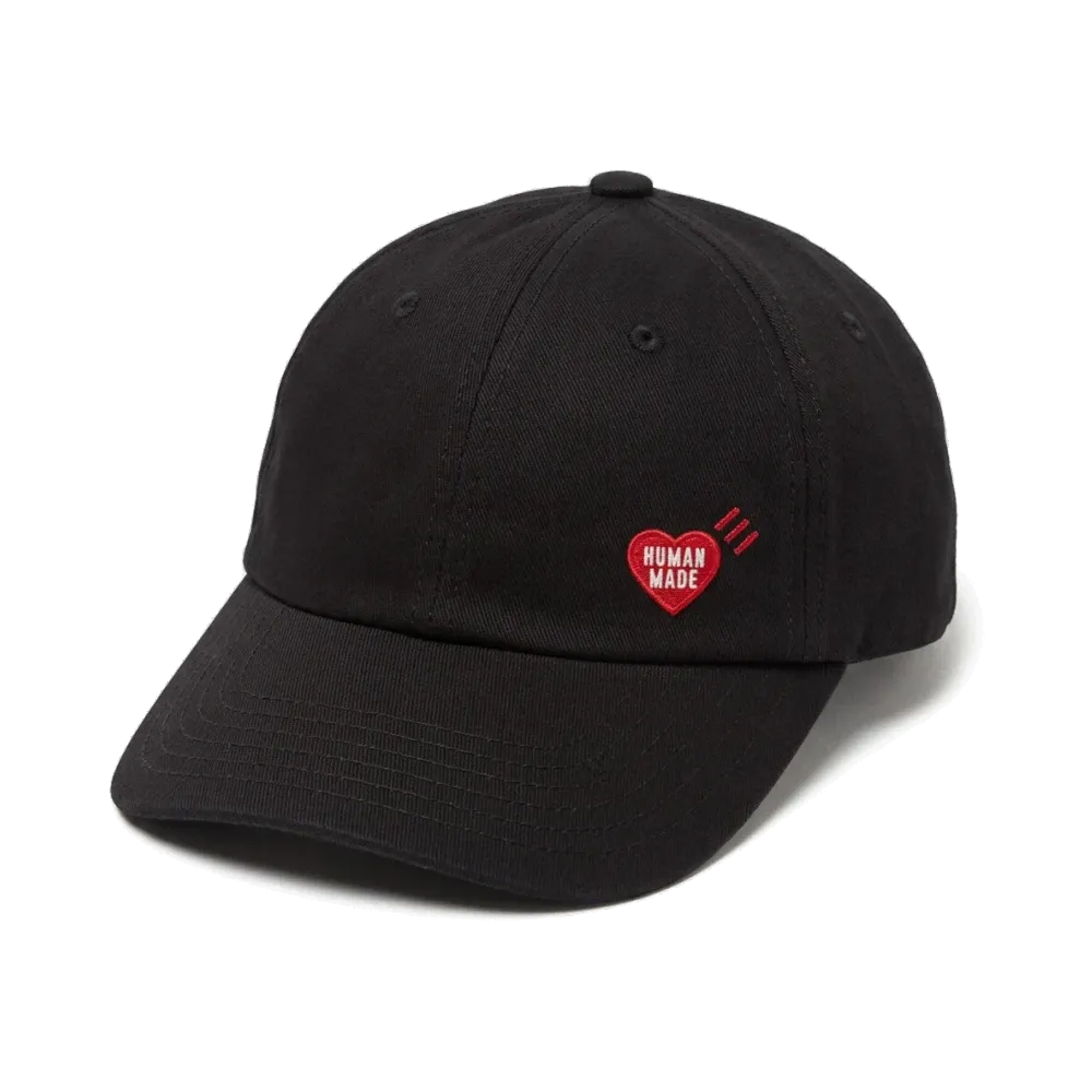 HUMAN MADE 6 Panel Twill Cap "Black"