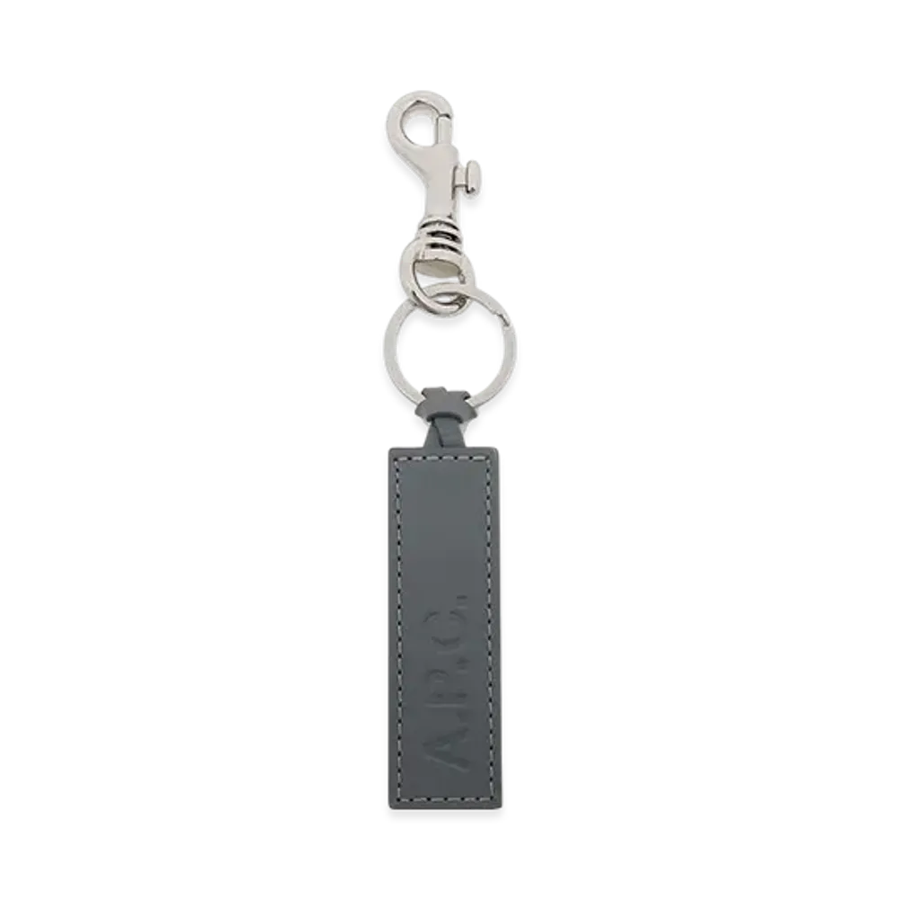 A.P.C. Porte Clefs "Bleu Gris"