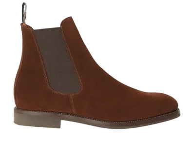 Polo Ralph Lauren Troy Suede Chelsea Boot "Polo Pale Russet"