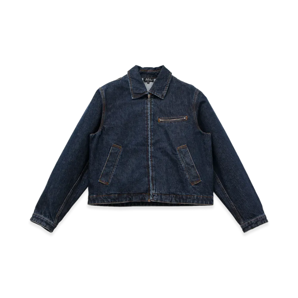 Ron Herman x A.P.C. Washed Denim Blouson "Indigo"