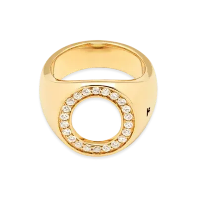 TOMWOOD Oval Open Diamond "Gold"