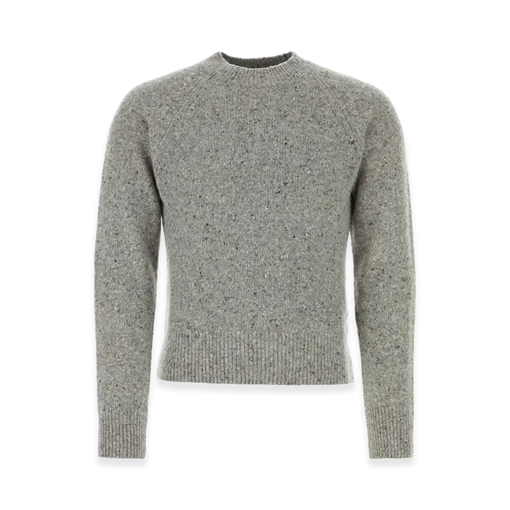 AMI PARIS Wool Blend Sweater "Grey"