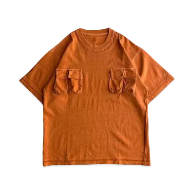 BALLSY.BROTHERS Pigmented military T-shirt "Orange"