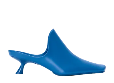 LOEWE Women's Emily Mule in Lambskin "Blue"