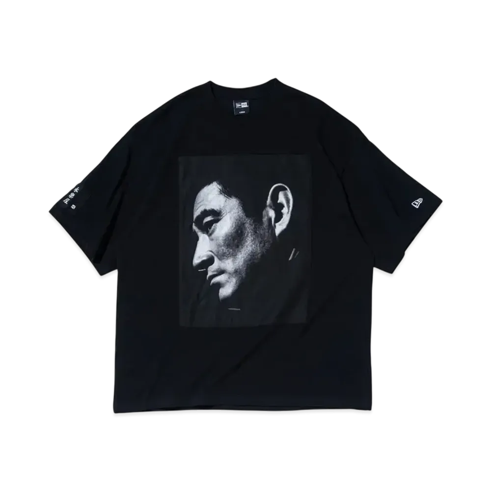 NEW ERA x Ken Takakura x Eirakuya Short Sleeve Oversized Cotton T-shirt "Black"