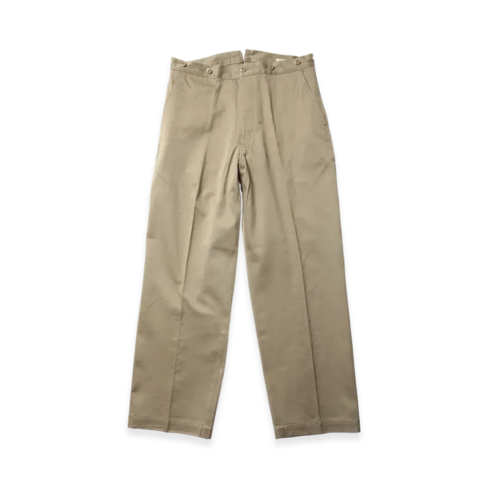 COMOLI Chino Over Pants "Beige"
