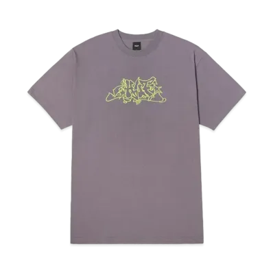 HUF Outline Tee "Light Plum"