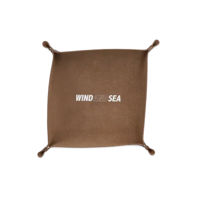 WIND AND SEA Sea Leather Mini Tray "Brown"