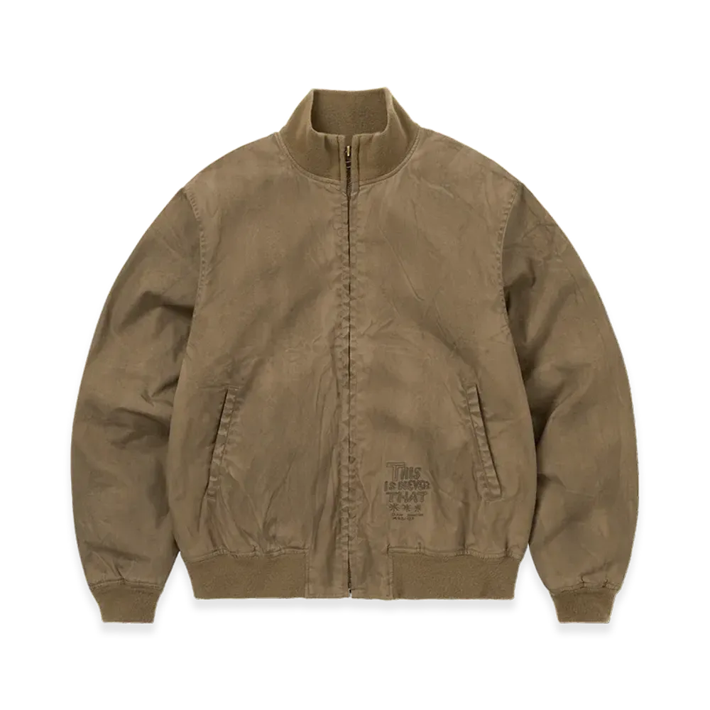thisisneverthat x Daniel Johnston Washed Tanker Jacket "Khaki"