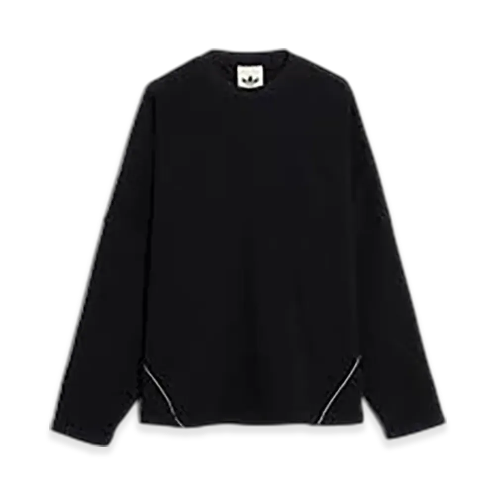 adidas La Cienega Long Sleeve Sports T-Shirt "Black"