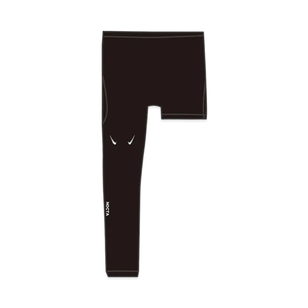 Nike NOCTA Men's Single Leg Basketball Tights (Right) "Black"