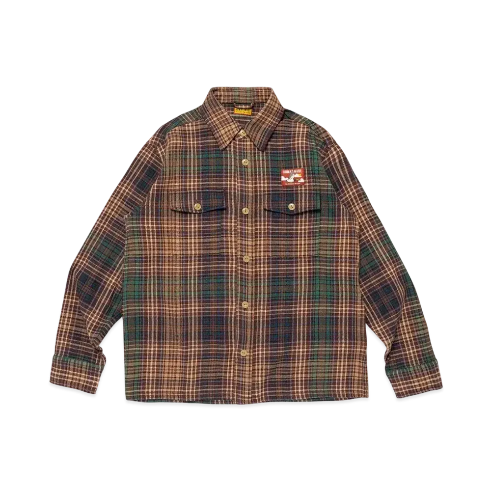 HUMAN MADE Check Shirt "Brown"