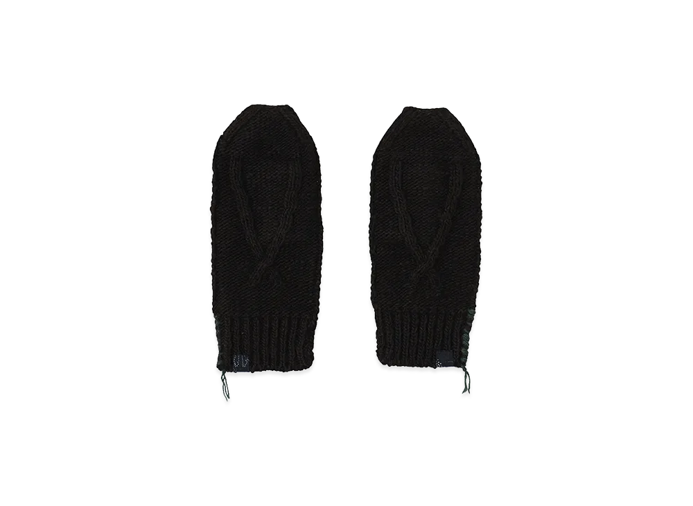 visvim Knit Mitten (N.D.) "Black"
