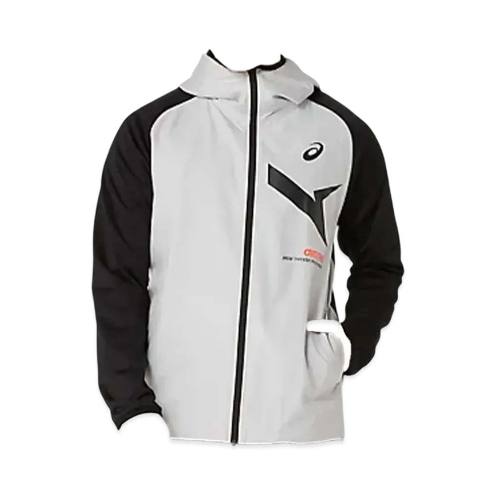 Asics Aim-Trg Hybrid Fleece Full Zip Hoodie "Performance Black/Concrete"