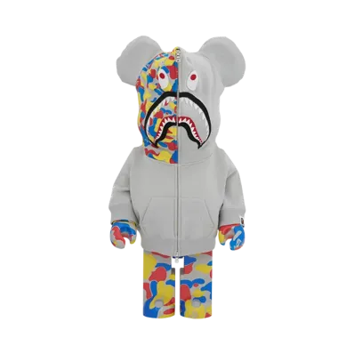 MEDICOM TOY "BEARBRICK" Bearbrick Bape Camo Shark Mct 30Th Anniversary 1000%