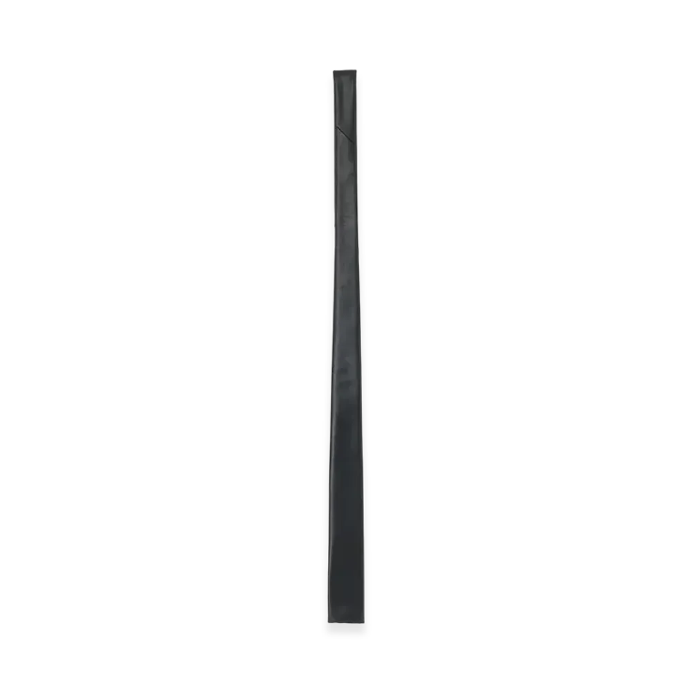 S'YTE Synthetic Leather Narrow Square Tie "Black"