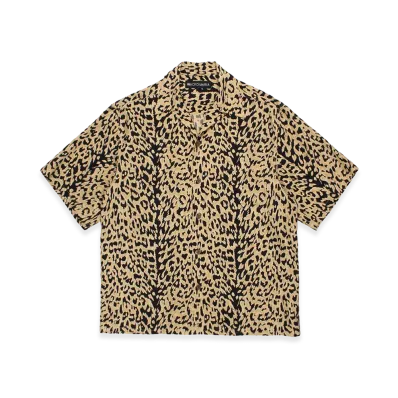 WACKO MARIA Leopard Hawaiian Shirt "Brown"