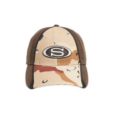 Stussy S Oval Cap "Desert Camo"
