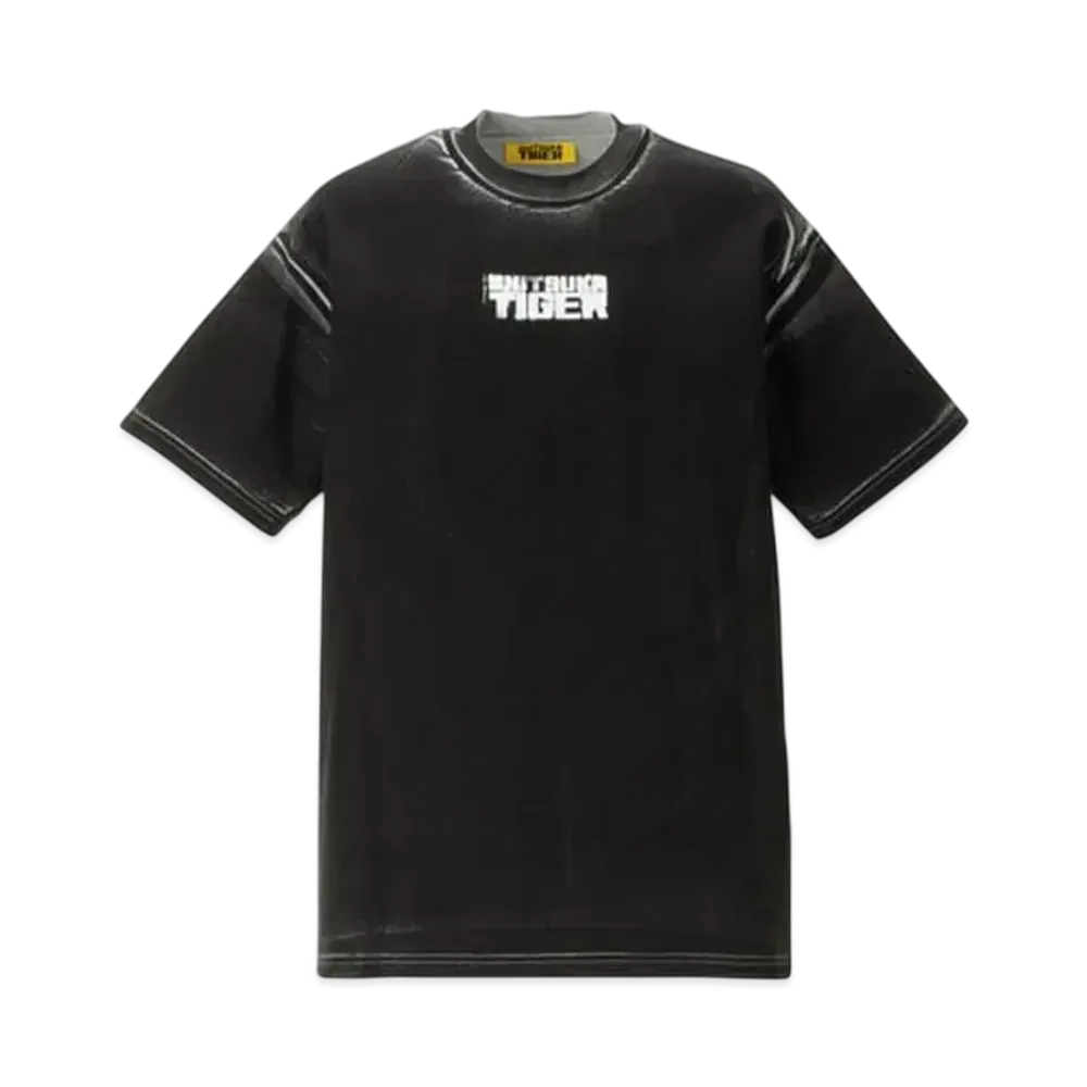 Onitsuka Tiger DENIVITA Unisex Printed Tee "Heather Grey/Black"