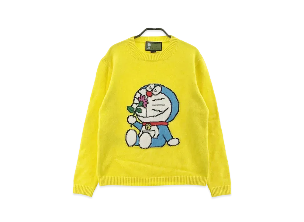 GUCCI x Doraemon Men's Knit Sweater "Yellow"