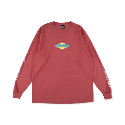 WIND AND SEA x THRASHER L/S Tee 1 "Crimson"
