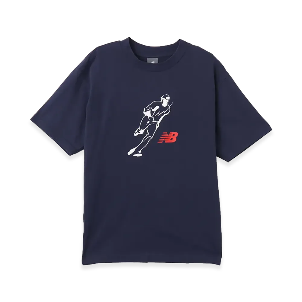 New Balance Shohei Always On Logo LS T-Shirt "Navy"