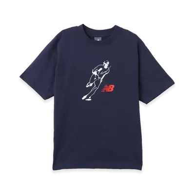 New Balance Shohei Always On Logo LS T-Shirt "Navy"