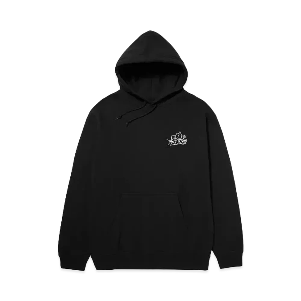 HUF Fall 24 Glow Hoodie "Black"