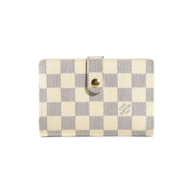 Louis Vuitton Damier Azur French Purse Wallet "White"