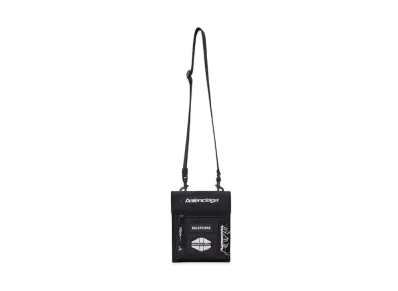 BALENCIAGA Explorer Small Pouch with Strap "Black"