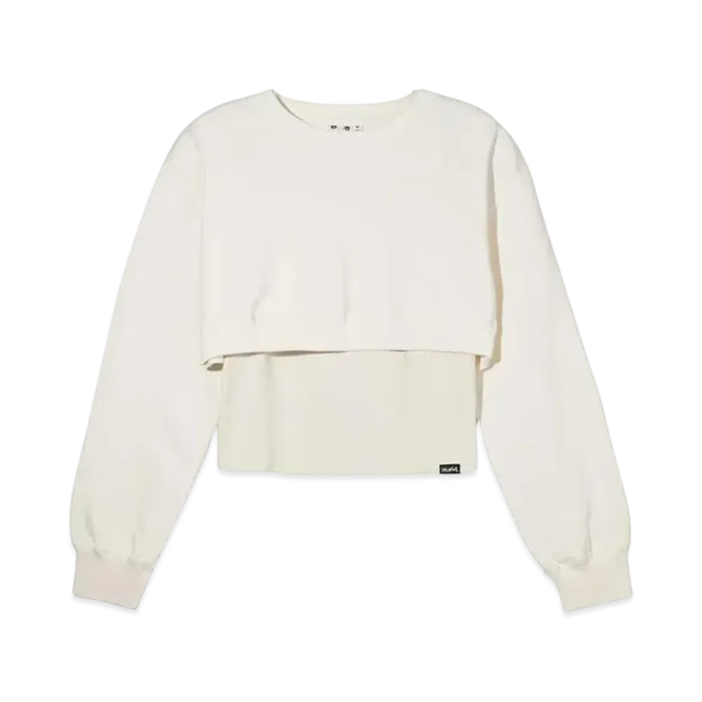 X-Girl Layered 2Pcs Top "White"