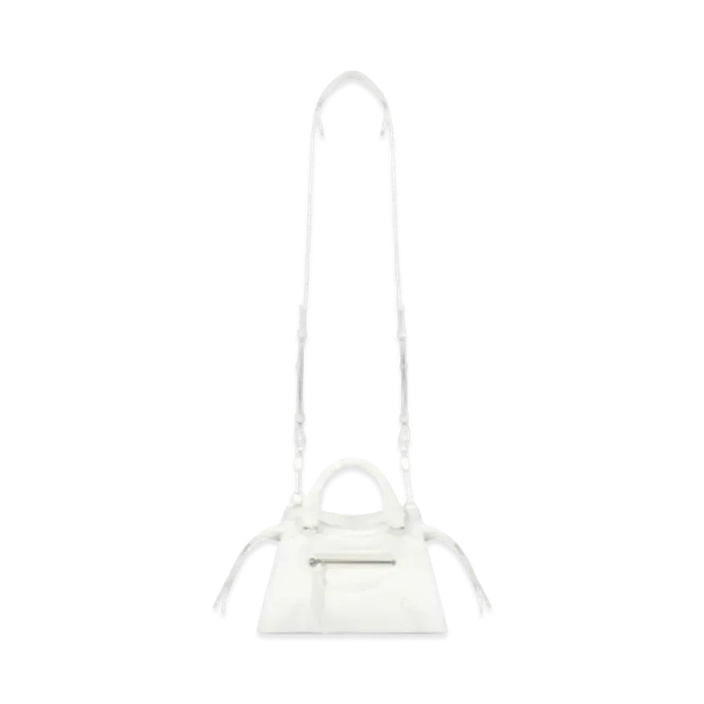 BALENCIAGA Women's Neo Classic Mini Top Handle Bag "White"