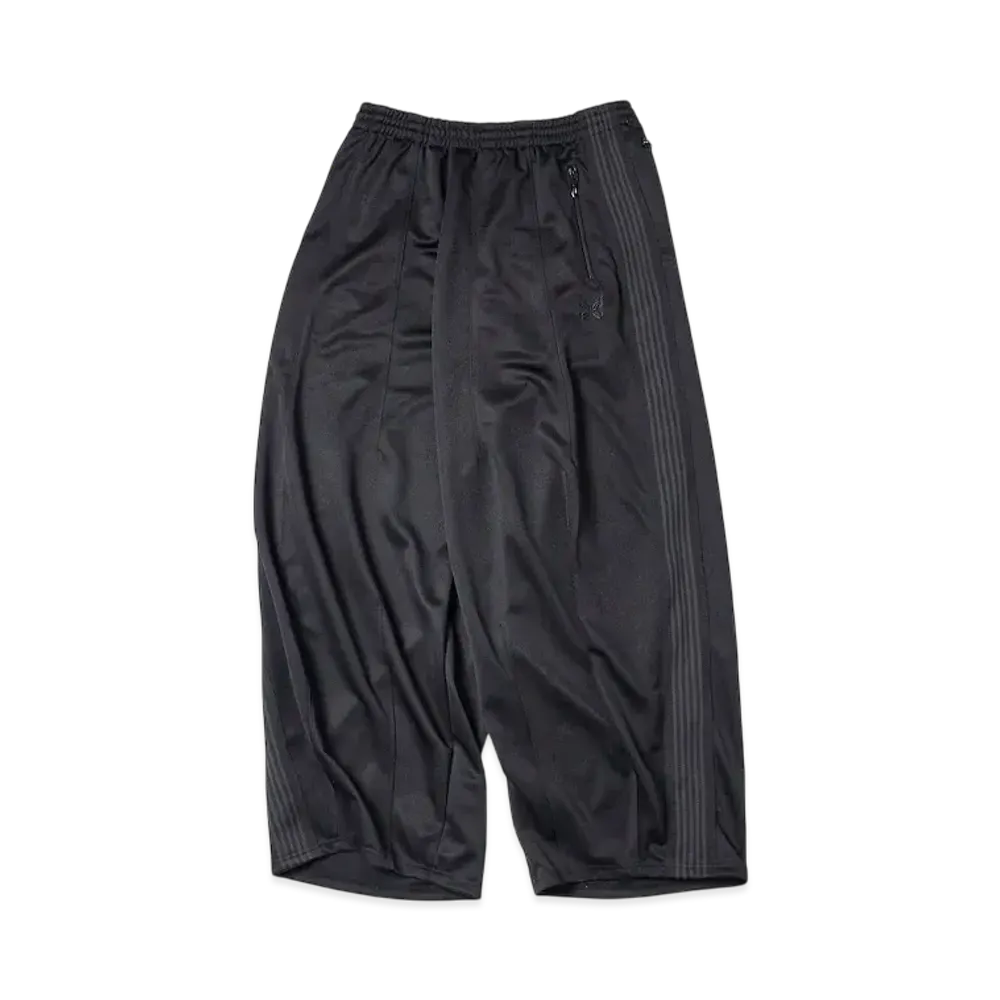 NEEDLES FREAK'S STORE H.D.Track Pant PolySmooth "Black/Charcoal"
