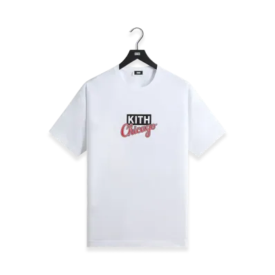 Kith Chicago Classic Logo Tee "White"